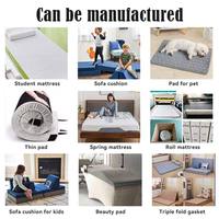 Mousse haute résilience personnalisée pour meubles d'extérieur - Matelas de canapé, coussins de lit avec caractéristiques de épaisseur et de densité personnalisables