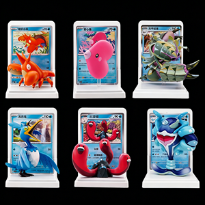 HCY Genetic Aqua 2025 FC Anime Battle Display Set Dream Painting Style Water Ecology Figure Gift Box Case Hit Set - Product Image 4
