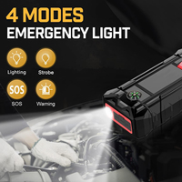 Jump Starter Baterai Mobil 21800MAh Puncak 2000A 12V Kotak Jump Booster Baterai Otomatis dengan Lampu LED/USB QC3.0