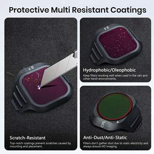 ชุดฟิลเตอร์ 3 ชิ้น ดีไซน์ใหม่ เคลือบป้องกันแบบ HD อุปกรณ์เสริมสำหรับโดรน DJI Mini5 Pro - Product Image 6