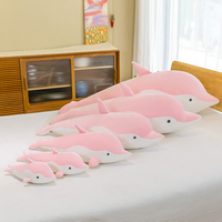 Niedliches Delfin-Meerestier-Plüschtier, Weiches Material, Ideal als Sofakissen und Dekokissen, Wohltuendes Urlaubsgeschenk, Anpassbar