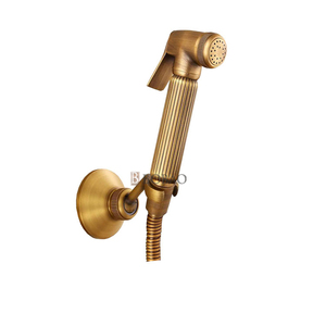 Female Washing <strong>Health</strong> Shattaf Antique Brass Toilet Bidet <strong>Faucet</strong> With <strong>Shower</strong> Hose - Product Image 2