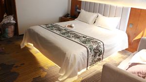 300tc biancheria da letto comoda in <span class=keywords><strong>cotone</strong></span> satinato Hotel 3 pz Set semplice stile federa piatta fodera <span class=keywords><strong>copripiumino</strong></span> con tecnica a trama solida - Product Image 2