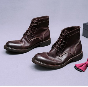 Chaussures décontractées légères avec semelle absorbant la transpiration et structure flexible, chaussures de tous les jours pour hommes, chaussures en cuir - Product Image 1