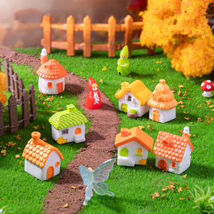 Manualidades de Resina para Micro Paisajes Creativos, Decoración en Miniatura, Figura de Casa de Resina, Maceta, Jardín de Hadas, Adorno para Casa de Muñecas - Product Image 3