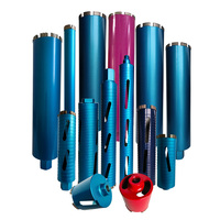 Foret diamanté sec de qualité industrielle 30-400 mm avec filetage pour le perçage à sec du béton, de la brique et du mur en pierre