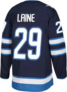 2025 Jersey de hockey sobre hielo personalizado Unisex de talla grande uniforme de equipo bordado de secado rápido con sublimación de nombre de Club nuevo listado - Product Image 5