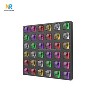 Lampu Panel matriks mata lebah LED 36x15W kualitas tinggi lampu matriks latar belakang 3in1 untuk acara pesta pernikahan dj club disco
