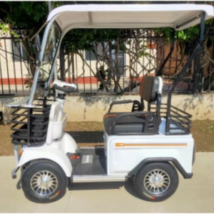 Scooter Eléctrico de 4 Ruedas, Triciclo con Motor de 48v, Carrocería Abierta para Pasajeros, Triciclo Eléctrico de 48v - Product Image 2