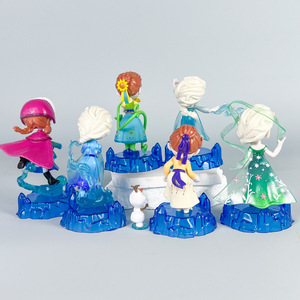 Hermosa chica <span class=keywords><strong>de</strong></span> dibujos animados lindo Frozen <span class=keywords><strong>Anna</strong></span> Elsa figuras <span class=keywords><strong>de</strong></span> acción conjunto al por mayor regalos <span class=keywords><strong>de</strong></span> promoción figuras <span class=keywords><strong>de</strong></span> acción duraderas <span class=keywords><strong>de</strong></span> alta calidad - Product Image 2