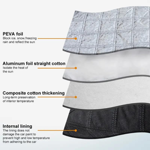 Cubierta Protectora para Parabrisas Delantero de Coche, Protege Contra Rayos Ultravioleta, Lluvia, Heladas y Nieve, Protege en las Cuatro Estaciones - Product Image 5