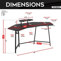 AJUNION nouveau design de table de jeu d'ordinateur de vente directe d'usine bureau de jeu rond bureau d'ordinateur sur pied meubles de café Internet