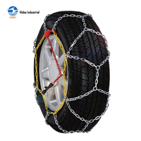 Cadenas de Nieve HIDEA de Alta Resistencia Tipo KN de 12 mm para Automóviles de Pasajeros, Barra Transversal Cuadrada Antideslizante, Cadena de Tracción para Neumáticos para Carreteras Nevadas en Invierno