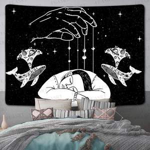 พรมผนังสไตล์โกธิค,ไพ่ทาโรต์สำรับอ่านกายสิทธิ์สไตล์โบฮีเมียนอาทิตย์และตาชั่วร้าย - Product Image 3