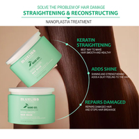 Luxliss Kératine Cheveux Masque Salon Spa Collagène Cheveux Conditionneur pour Fizzy Cheveux Silking Hydratation Lisse NanoplastiaTreatment Masque