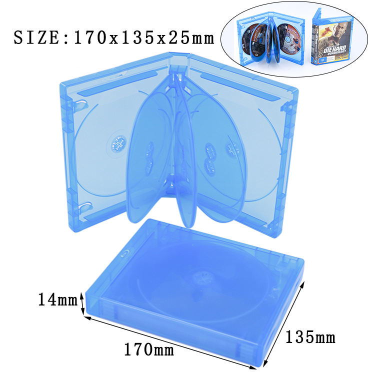 A08: Disque Blu-ray 25mm-set de 8 disques