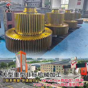 Engrenages de transmission pour grandes usines minières en acier, pièces mécaniques non standard, couronnes d'engrenages coniques, engrenages sur mesure du fabricant de Luoyang - Product Image 5