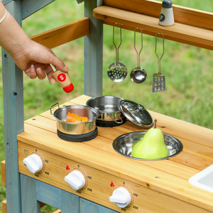 New Kids Role Pretend <b>Wooden</b> <b>Kitchen</b> Learning Toy Early Educational Creative Cooking Toys for Children Role <b>Play</b> Outdoor Toy - Product Image 2