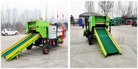 Machine d'emballage de balles de foin diesel, ensacheuse de balles rondes pour l'alimentation animale