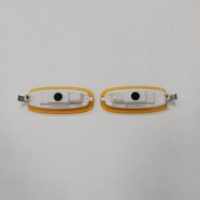 LUJESS – Nouvelle lumière de positionnement avant ABS jaune pour pare-chocs de voiture, Plug+Play, pour Flying Spur Continental GT 2012-2017 3W3945071B