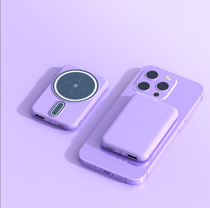 พาวเวอร์แบงค์ขนาดซุปเปอร์มินิแบบพกพา รุ่นใหม่มาแรงปี 2026 ความจุ 5000mAh ชาร์จไร้สายแบบแม่เหล็ก สำหรับ <span class=keywords><strong>iPhone</strong></span> 17 - Product Image 6