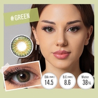 Articles avec livraison gratuite : Lentilles de contact colorées Magister Star, 12 couleurs, effet cercle noir