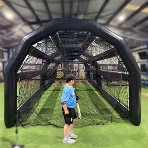 Airtight Design Outdoor Inflatable Baseball Batting Cage PVC Hitting Batting Cage Tent Filed For Sport Games