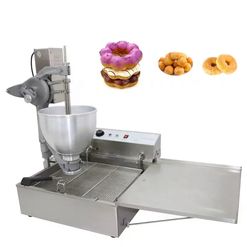 Comercial Gás Elétrico Automático Mini Donut Fazendo Máquina Mochi Donut Doughnut Maker Machine