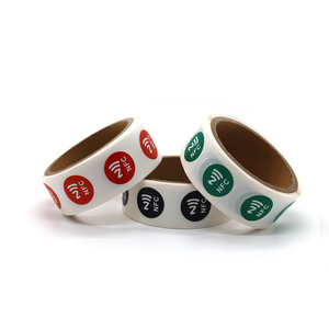 Truyền thông xã hội RFID điện thoại <span class=keywords><strong>Tag</strong></span> NFC sticker lập trình nhãn với ntag213 Ntag215 <span class=keywords><strong>ntag216</strong></span> - Product Image 3