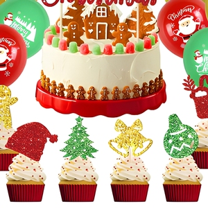 Set de Decoración para Fiesta de Navidad, Guirnalda de Globos con Pancarta de Feliz Navidad, Decoración Festiva para Eventos - Product Image 5