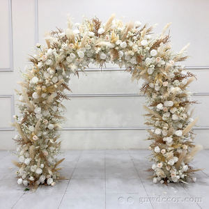 Arco Floral Artificial de Lujo GNW <span class=keywords><strong>2022</strong></span> con Marco de Hierro para Fondo de Boda, Halloween, Día del Padre - Tamaño y Color Personalizables - Product Image 4