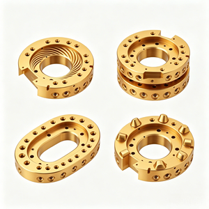 Usinage CNC de haute précision pour la fabrication de plaques à bride en aluminium 6061/7075, connecteur usiné sur mesure OEM à partir de dessins - Product Image 2
