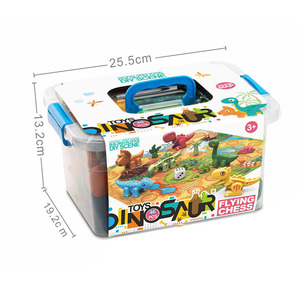 46 Piezas de Rompecabezas 3D de Plástico STEM, Juguetes de Dinosaurios, Bloques de Construcción de Dinosaurios para Niños con Alfombra - Product Image 5