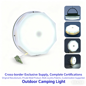 Guirlandes lumineuses de camping Modes d'éclairage portables Charge de type C Stockage rapide Étanche Guirlandes lumineuses de tente pour la randonnée Jardin - Product Image 4
