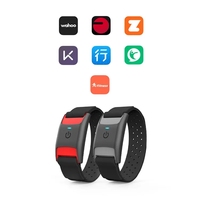 Popular Bluetooth5.0 ANT + Monitor de ritmo cardíaco Brazalete Ciclismo Fitness Tracker Club Entrenamiento Deporte APPs