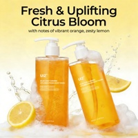 Gel Douche Éclaircissant Corporel en Gros à l'Acide Kojique et au Curcuma, Nettoyant en Profondeur, Blanchissant et Éclaircissant la Peau