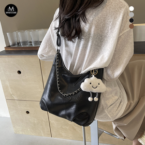 Bolso Tote de PU Suave Directo de Fábrica con Colgante, <span class=keywords><strong>Bolsos</strong></span> de Hombro Cruzados para <span class=keywords><strong>Mujer</strong></span> - Product Image 5