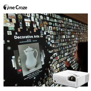 Pantalla de pared de foto <span class=keywords><strong>digital</strong></span> 3D interactiva Pantalla táctil <span class=keywords><strong>Video</strong></span> Experiencia inmersiva Proyector de holograma de metal para exposiciones - Product Image 3