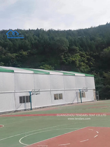 Carpa de Baloncesto <span class=keywords><strong>Elite</strong></span>, de Aleación de Aluminio y PVC, 30x40m, para 100 Jugadores, Blanca, con Estructura en A, Resistente a Tifones, Ahorro de Energía - Product Image 2