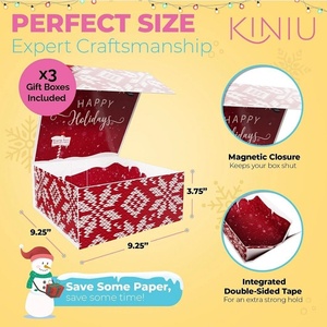 Wholesale Hot Style Packaging Luxury <b>Christmas</b> Printing Folding Magnet Gift <b>Box</b> With Custom Design - Product Image 2
