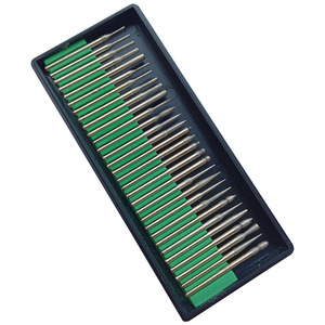 Zhengmao Hardware Diamond Grinding Needles 30-Piece Set For Jade Polishing Carving Engraving Carbide Tip With Diamond Grit - Product Image 3