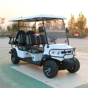 Mobil Golf elektrik 4x4 Atv, baterai Lithium Mini Off-road 72v 6 tempat duduk