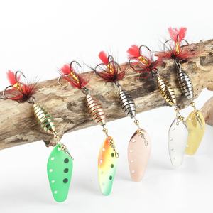 Prix bon marché 6g-16g cuillère de pêche leurres pour <span class=keywords><strong>truite</strong></span> brochet bar pêche à la traîne Spinner leurre appât leurres de pêche - Product Image 2