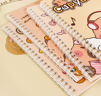 Cuaderno Capibala A5 con espiral, para estudiantes y oficina, con tapa horizontal, de alta estética y personalizable.