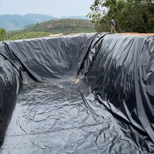 Barrage d'irrigation agricole, réservoir d'eau, étang à poissons, géomembrane Pondliner 0.2-2.5mm Longue durée <span class=keywords><strong>de</strong></span> vie <span class=keywords><strong>de</strong></span> plus <span class=keywords><strong>de</strong></span> 30 ans - Product Image 1
