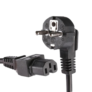 Cable de Alimentación SIPU de 3 Pines con Enchufe Europeo IEC IP11 para PC, Laptop, Monitor, Secador de Pelo y Electrodomésticos - Product Image 2