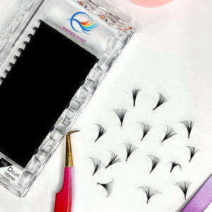 निः शुल्क नमूना चॉकलेट रंग भूरे रंग की व्यक्तिगत आंखों के लिए आसान ऑटो पंखे ब्राउन थोक कैशबैक एक्सटेंशन ट्रे - Product Image 3