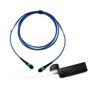 สายเคเบิล MPO Trunk แบบติดตามได้ 40G 800G 1.6T AI Area SR4 SR8 สายไฟเบอร์ MPO พร้อมตัวบ่งชี้สถานะ 8 12 16 24 32 ไฟเบอร์ - Product Image 5