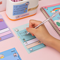 Bloc-notes collant Bloc-notes Bloc-notes adhésif Bloc-notes collant stationnaire personnalisé Kawaii imprimé Ensembles de notes autocollantes