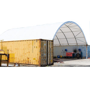 Nhiệm vụ nặng nề PVC vải vận chuyển <span class=keywords><strong>container</strong></span> tán mái vòm nơi trú ẩn lưu trữ Lều 40/20 ft - Product Image 3